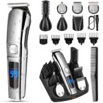 Ufree 7-in-1 Bartschneider & Haartrimmer – Profi Rasierset für Herren Silber