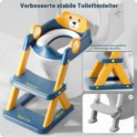 Rabb 1st Toilettenleiter für Kinder – 2-in-1 Trainingssitz mit Trittbrett für Jungen & Mädchen – Bild 3