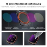 K&F CONCEPT FD161 ND Filter Set für DJI Osmo Pocket 3/4 – Magnetisches 4er Set – Bild 6