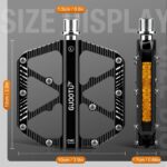 GUOOTU CNC Aluminium MTB Pedale mit 3 versiegelten Lagern – Leicht & Rutschfest – Bild 2