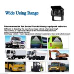 Rückfahrkamera mit 18 IR-LEDs & 120° Weitwinkel – Nachtsicht für LKW, Bus & Anhänger 12V-24V – Bild 3