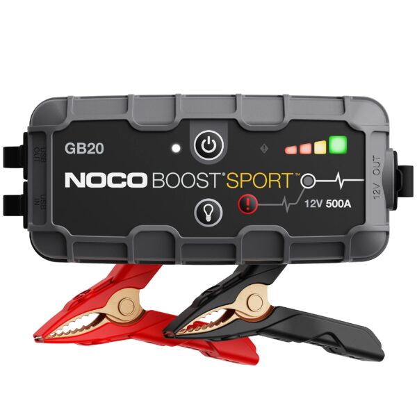 NOCO Boost GB20: 500A Lithium-Starthilfe mit UltraSafe – Powerbank & LED für 12V Fahrzeuge