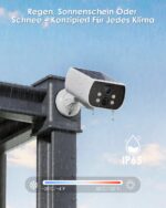 CZEview 3K 5MP Solar-Überwachungskamera Aussen – 300° Schwenkfunktion & Farb-Nachtsicht – Bild 9