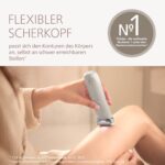 Philips Lady Shaver Series 8000 – Kabelloser Damenrasierer mit flexiblem Kopf & LED für Körper – Bild 2
