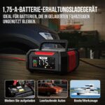 NEXPEAK NC315 Autobatterieladegerät 15A – 12V/24V LiFePO4 & Blei-Säure Intelligentes Schnellladegerät – Bild 3