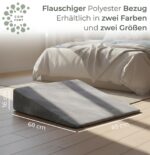 Keilkissen mit 2 Liegezonen – Ergonomisches Rückenstützkissen für Bett & Couch – Bild 2