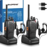 Baofeng Walkie Talkie 16-Kanal mit 1500mAh Akku – Reichweite bis 5km für Profis