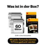 KODAK ICRG360 Farbpatrone & Fotopapier – 60 Fotos (7,6×7,6 cm) für Mini Shot – Bild 3