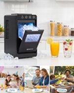 WELLENT Eiswürfelmaschine mit Schublade – 12 kg/24h Eisproduktion für Küche & Bar – Bild 8
