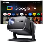 Aurzen Boom Mini 4-in-1 Smart Beamer – 500 ANSI Lumen, Google TV & 4K für Heimkino