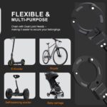 NextSeal E-Scooter Schloss 90 cm – Diebstahlsicheres Handschellenschloss mit Schlüssel – Bild 4