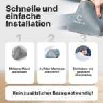 CHILDOO Aufblasbarer Rausfallschutz 200 cm – Sicherer Bettschutz für Kinder & Babys – Bild 6