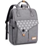 Lekebaby Wickelrucksack 23L mit Wickelunterlage – Multifunktionale Babytasche für Reisen