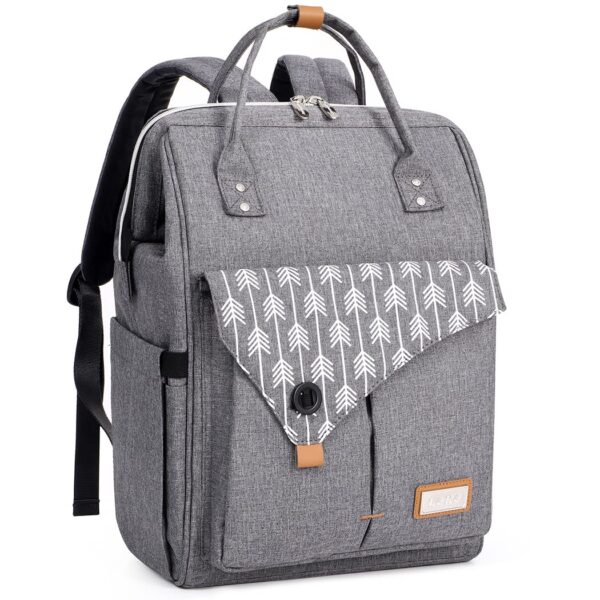 Lekebaby Wickelrucksack 23L mit Wickelunterlage – Multifunktionale Babytasche für Reisen