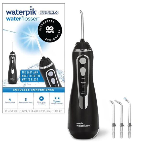 Waterpik Cordless Advanced Munddusche – Testsieger 2024 für 99,9% Plaqueentfernung