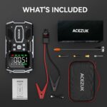 ACEZUK 9000A Jump Starter 26800mAh mit 160 PSI Luftkompressor – Starthilfe für PKW, SUV & Motorrad – Bild 9