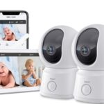 ARENTI Babyphone mit 2 Kameras & 5" Display – 1080P PTZ mit App, Nachtsicht & Automatischer Verfolgung