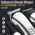 Ufree 7-in-1 Bartschneider & Haartrimmer – Profi Rasierset für Herren Silber – Bild 3
