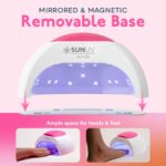 SUNUV SUN2C UV LED Nagellampe mit 365 nm & 405 nm Doppelwellenlänge – Profi Nageltrockner für Maniküre & Pediküre – Bild 4