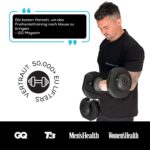 BRAINGAIN Verstellbare Hanteln 24 kg – 15 Gewichtsstufen mit Smart-Click-Technologie – Bild 2