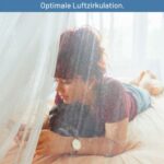 Moskitonetz 10,5 x 2,3 m mit Klebehaken – Vollständig geschlossener Mückenschutz für Reisen & Zuhause – Bild 7
