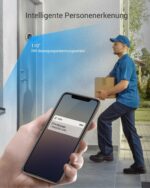 EZVIZ CP4 WLAN Türklingel mit 166° Weitwinkel, 2MP & 4,3" Display – Smarte Türspionkamera mit AI-Personenerkennung – Bild 3