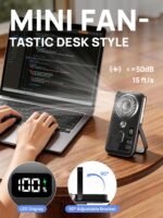 Kssvzz Handventilator mit Wasserkühlung – 4 Geschwindigkeiten & USB-C für unterwegs – Bild 4
