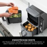 Ninja Double Stack XL 9,5L Heißluftfritteuse – Doppelkorb für 8 Personen – Bild 6