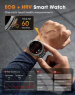 RUXINGX Smartwatch Herren mit EKG+HRV & AI-GPT – 1,53" Gesundheitsuhr mit 120+ Sportmodi – Bild 2