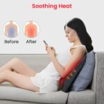 Snailax Shiatsu Nackenmassagegerät mit Wärme – 3D Knetmassage für Nacken, Rücken & Schultern – Bild 4