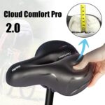 Deedlite Cloud Comfort Pro Max Fahrradsattel – Ergonomisch mit Memory Schaum & Federung – Bild 3