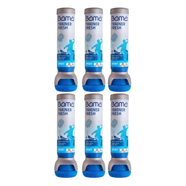 Bama Trainer Fresh Schuh Deo Set 6 x 100ml – Antibakterielles Schuhspray für Frische