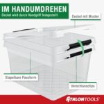 10er Set 5L Aufbewahrungsboxen mit Deckel – BPA-frei & lebensmittelecht von ATHLON TOOLS – Bild 4