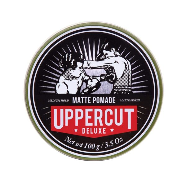 Uppercut Deluxe Matte Pomade 100g – Mittlerer Halt & Mattes Finish für Männer