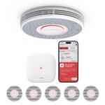 X-Sense Smarter WLAN Rauchmelder mit Sprachausgabe & SBS50 – 6er Set Brandmelder