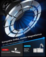 Jononser Magnetische Auto-Handyhalterung – 360° drehbar, Nano-Gel Saugnapf, MagSafe kompatibel – Bild 4