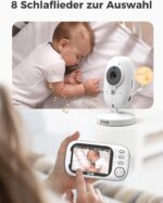 GHB Babyphone mit Kamera 3,5 Zoll – HD-Nachtsicht, VOX-Modus & Gegensprechfunktion – Bild 8