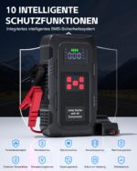 Povasee A1 Starthilfe Powerbank 6000A mit 150 PSI Kompressor – 4-in-1 Jump Starter für PKW – Bild 4