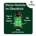 Vitabay Spermidin 6 mg – 120 vegane Kapseln aus fermentiertem Weizenkeimextrakt – Bild 6