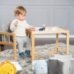 roba Kombi-Hochstuhl Holz natur – 2in1 Kinderhochstuhl wandelbar zu Tisch & Stuhl – Bild 2