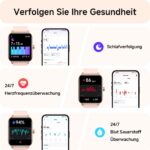 AEAC Smartwatch Damen 1.8" mit Telefonfunktion & Alexa – Fitnessuhr für iOS/Android – Bild 3