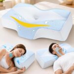 Hypuno Orthopädisches Nackenkissen mit Memory Foam – Ergonomisch für Seiten- & Rückenschläfer