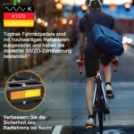 toptrek Fahrradpedale CNC-Aluminium mit StVZO Reflektoren – rutschfest für MTB & Rennrad – Bild 2