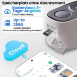 HITELLARCAM 2K Akku-Überwachungskamera – Dual-Band WLAN, Farb-Nachtsicht & KI-Erkennung – Bild 5