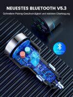 Mohard FM Transmitter Auto Bluetooth 5.3 – Dual-Ladegerät mit 30W USB-C PD & 18W QC3.0 – Bild 6