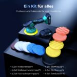ETOOLAB Akku-Poliermaschine 21V mit 22-teiligem Set – Professionelle Autopflege & Lackaufbereitung – Bild 6