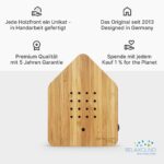 Zwitscherbox RELAXOUND ORIGINAL mit Bamboo Vollholzfront – Vogelgesang Soundbox für Entspannung – Bild 6