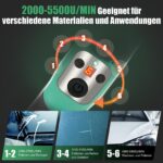 BATOCA S5 Mini Akku Poliermaschine – 3-in-1 Rotations- & Exzenterpolierer für Autodetailing – Bild 8