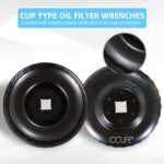 CCLIFE 15-tlg Ölfilter Schlüssel Set 65-100mm – Universal Profi-Werkzeug für Ölwechsel – Bild 2