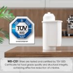 Waterdrop Wasserfilter für Siemens EQ, Bosch TCZ & Brita Intenza – 6er Pack – Bild 3